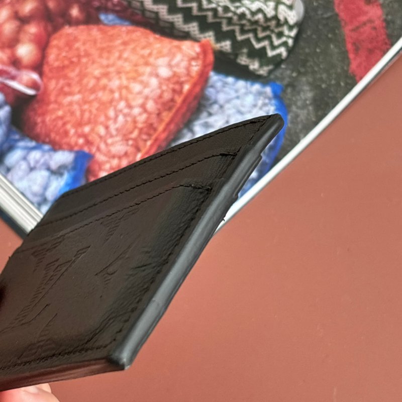 ::LOUIS VUITTON:: LV M81415 黑壓紋雙面名片夾 卡夾 男夾-9