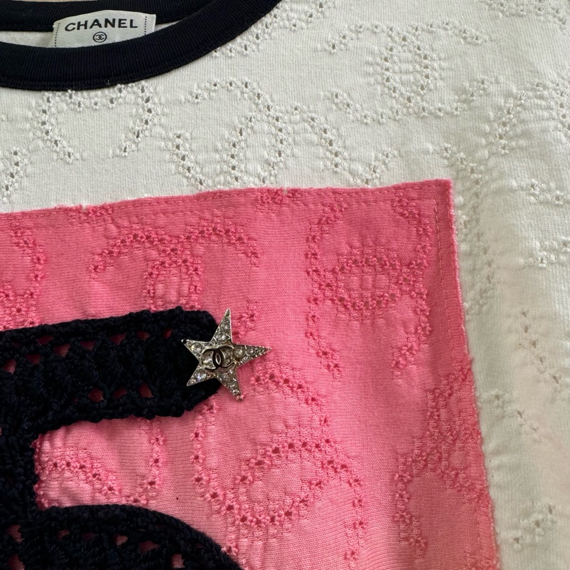 明星同款 Chanel香奈儿24c 針織短袖T恤-7