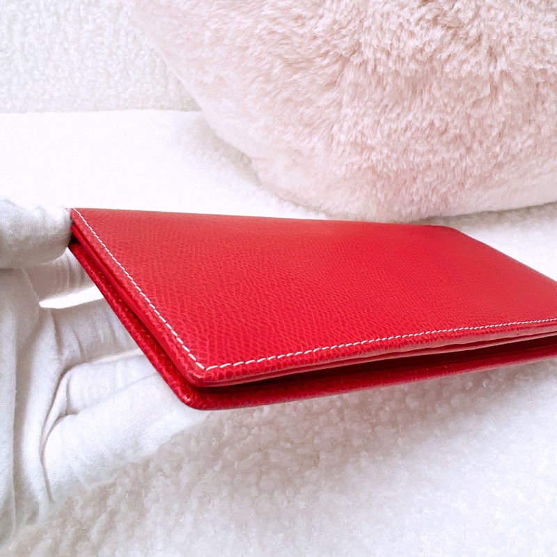 Loewe 中古紅色長夾-2