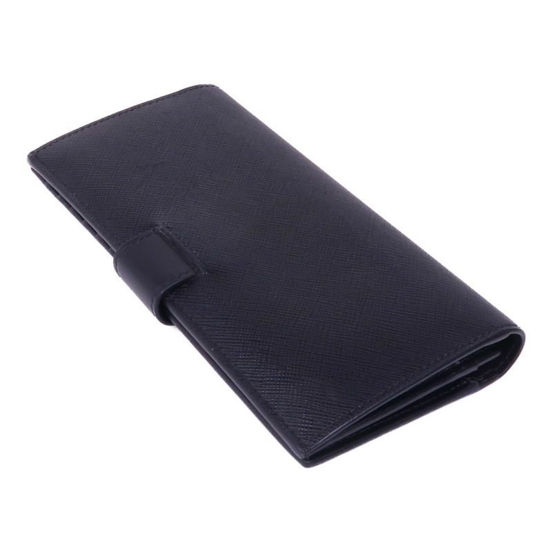 PRADA 牛皮皮革Long Wallet金扣長錢包-4