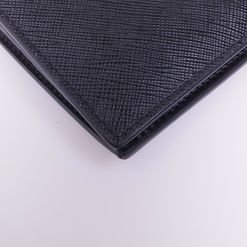 PRADA 牛皮皮革Long Wallet金扣長錢包-13