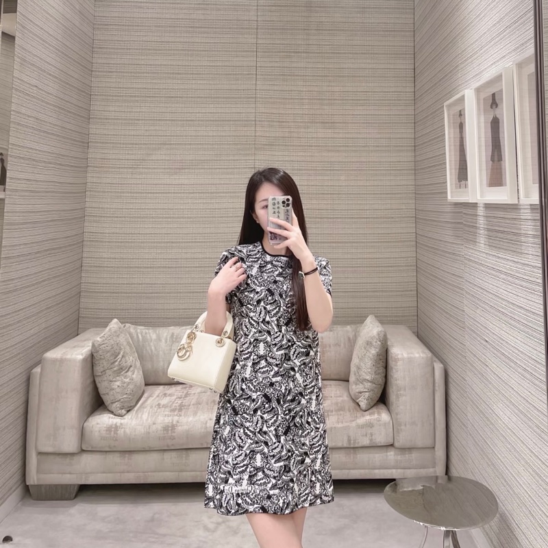 Dior 迪奧 蝴蝶系列針織洋裝-0