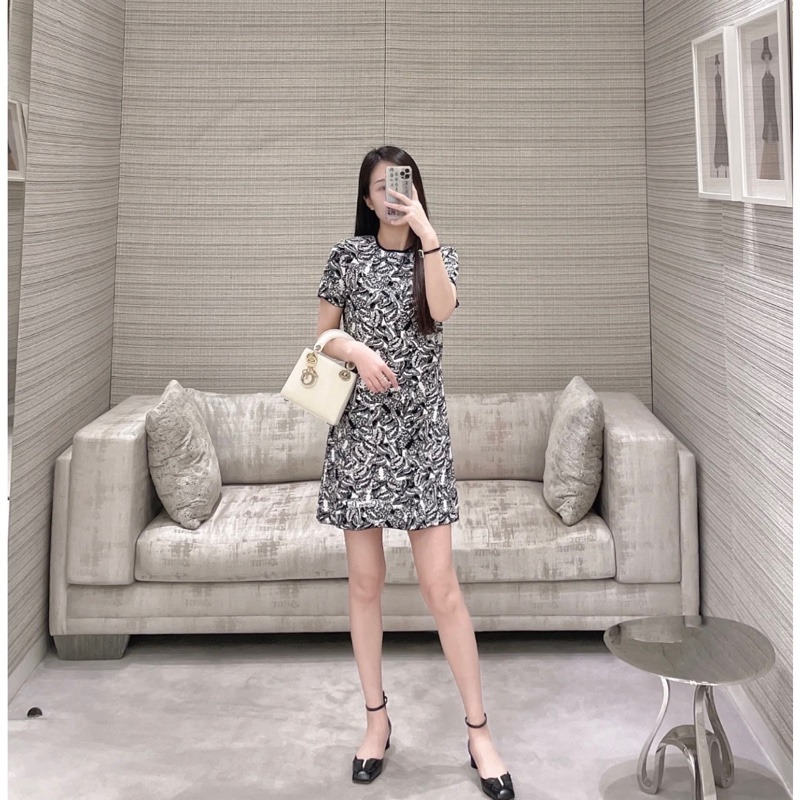 Dior 迪奧 蝴蝶系列針織洋裝-1