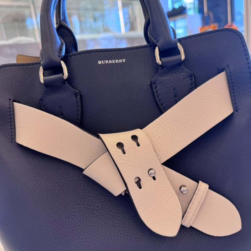 *SHIHNA名牌精品*BURBERRY The belt雙色手提肩背包-1