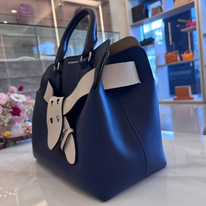 *SHIHNA名牌精品*BURBERRY The belt雙色手提肩背包-5