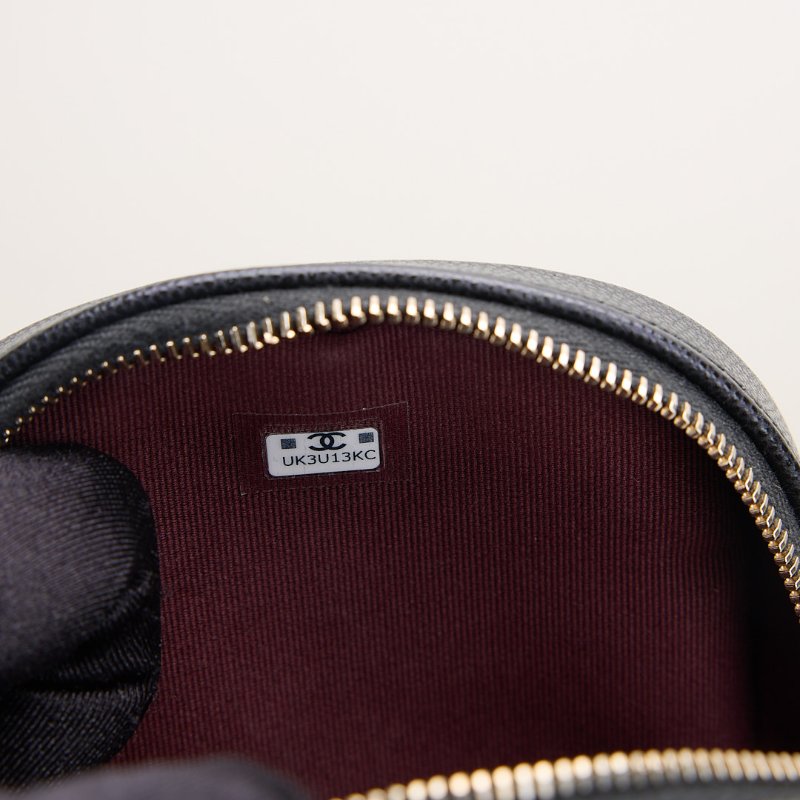 二手Chanel 小書包/黑金牛-14