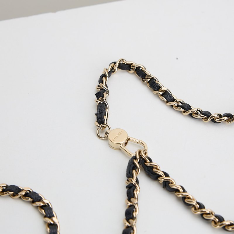 二手Chanel 小書包/黑金牛-19