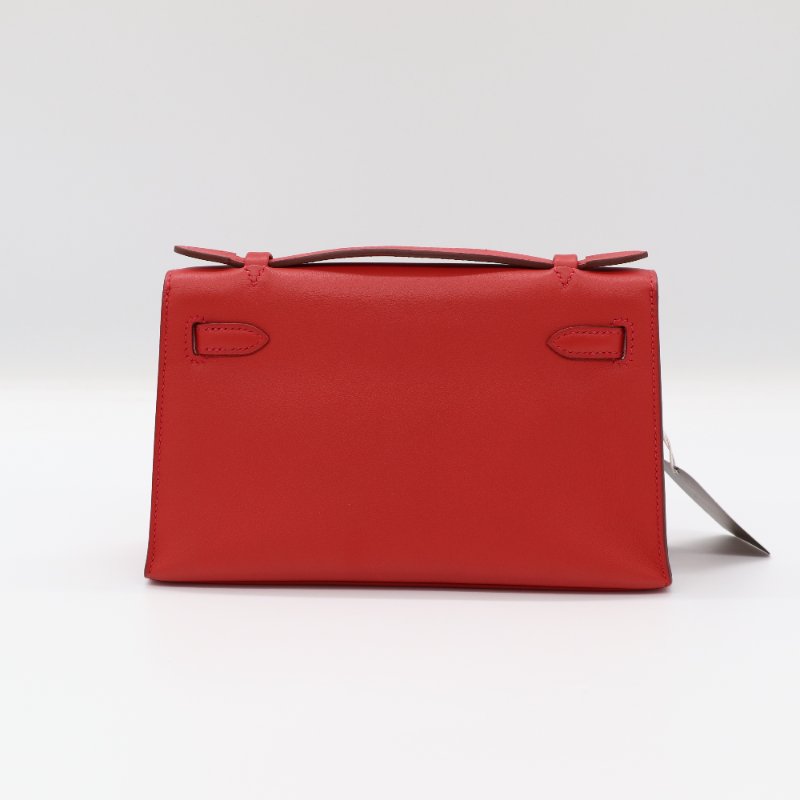 【聖誕精選🌟小編推薦】Hermès 愛馬仕 Mini Kelly I 一代 9T火焰橘紅 Swift皮 手提包 X 刻-2