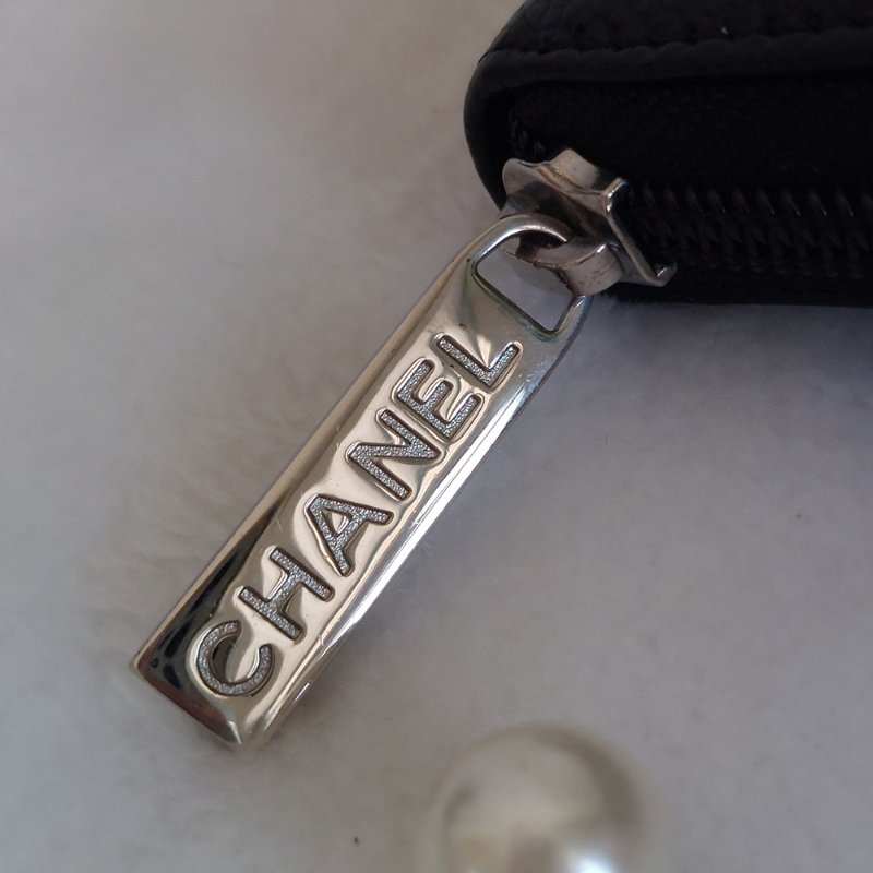 CHANEL 香奈兒 魚子醬ㄇ型長夾🎀實品拍照🎀 牛皮荔枝紋 ~二手近新品-44