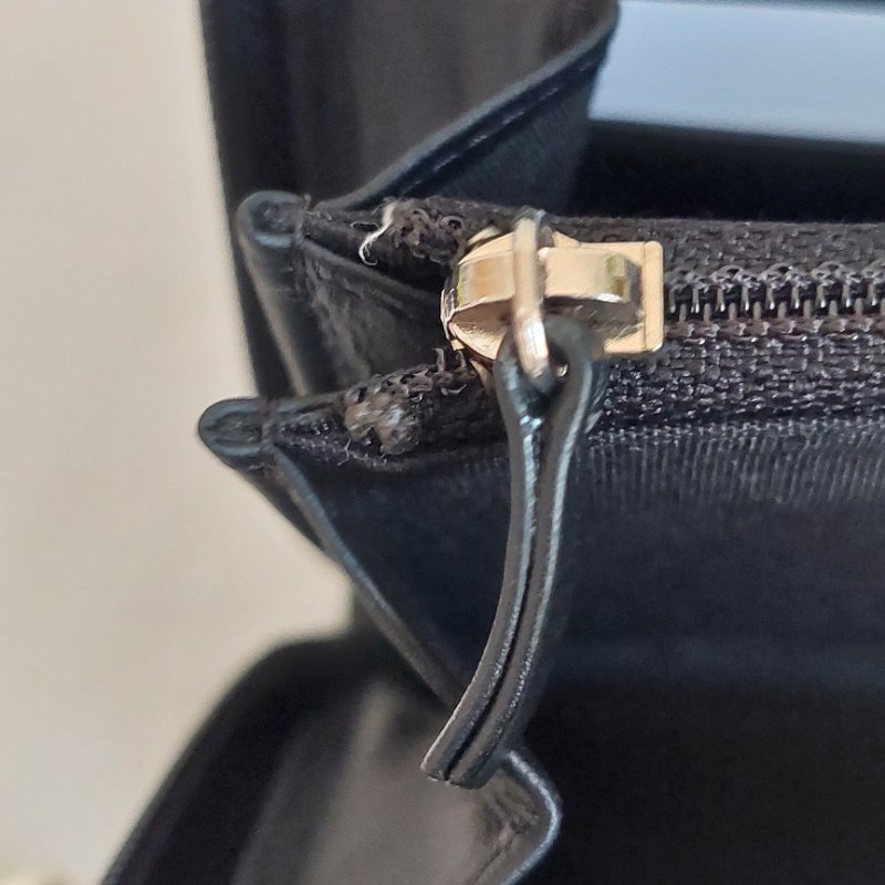 CHANEL 香奈兒 魚子醬ㄇ型長夾🎀實品拍照🎀 牛皮荔枝紋 ~二手近新品-54