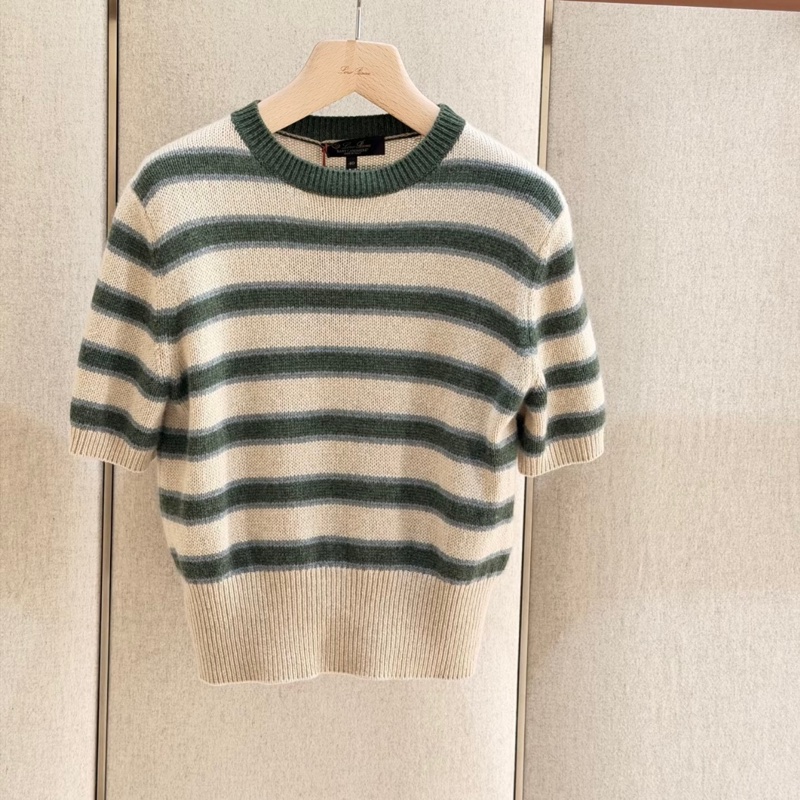 Loro Piana经典款短袖羊毛上衣-2