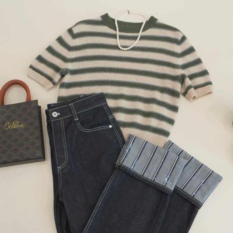 Loro Piana经典款短袖羊毛上衣-3