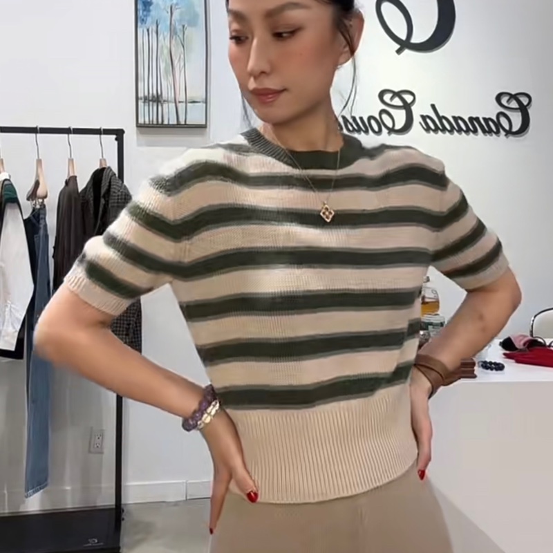 Loro Piana经典款短袖羊毛上衣-4