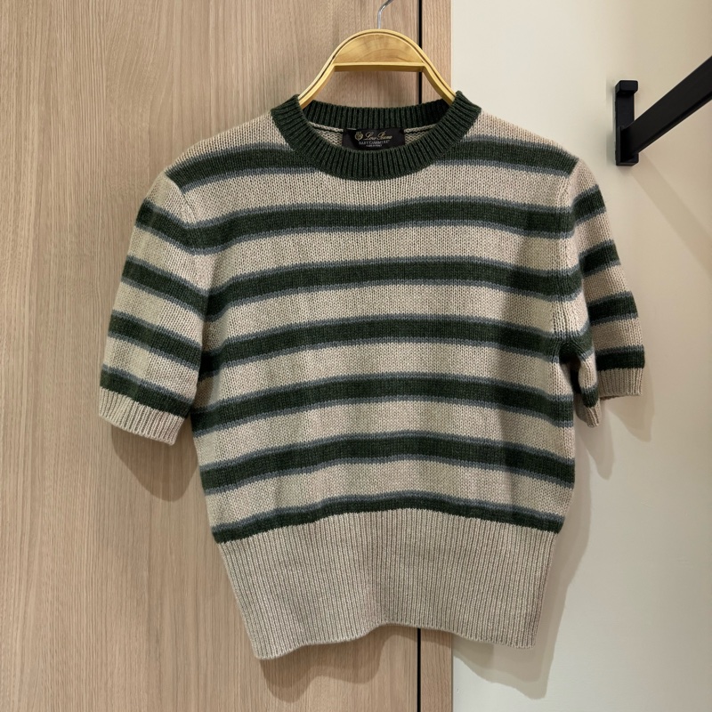 Loro Piana经典款短袖羊毛上衣-5