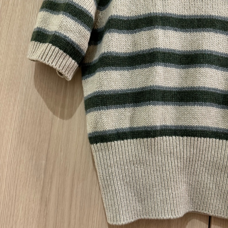 Loro Piana经典款短袖羊毛上衣-7