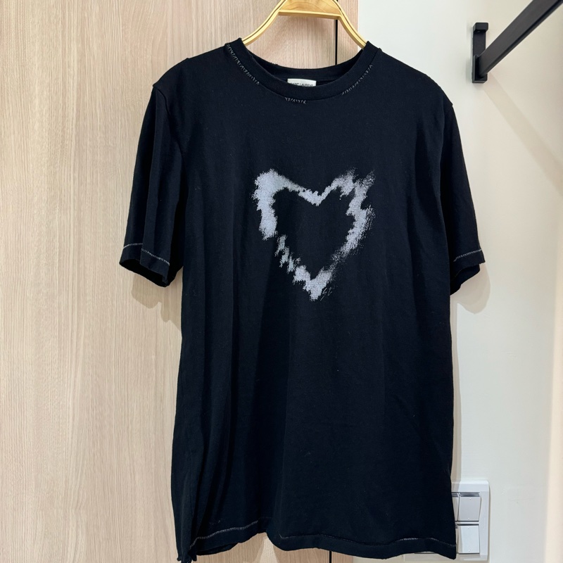 明星同款 男女皆可穿 SAINT LAURENT愛心短袖上衣 YSL-5
