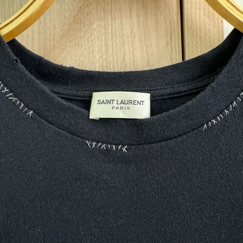 明星同款 男女皆可穿 SAINT LAURENT愛心短袖上衣 YSL-9