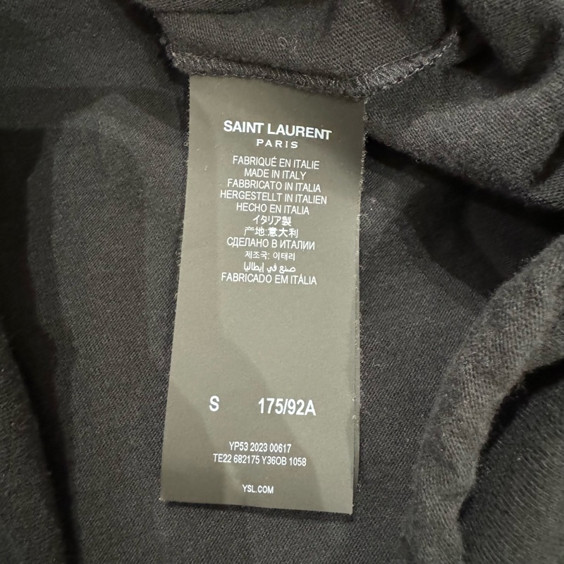 明星同款 男女皆可穿 SAINT LAURENT愛心短袖上衣 YSL-11