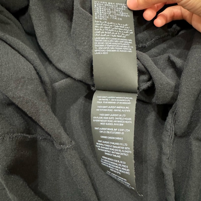 明星同款 男女皆可穿 SAINT LAURENT愛心短袖上衣 YSL-13