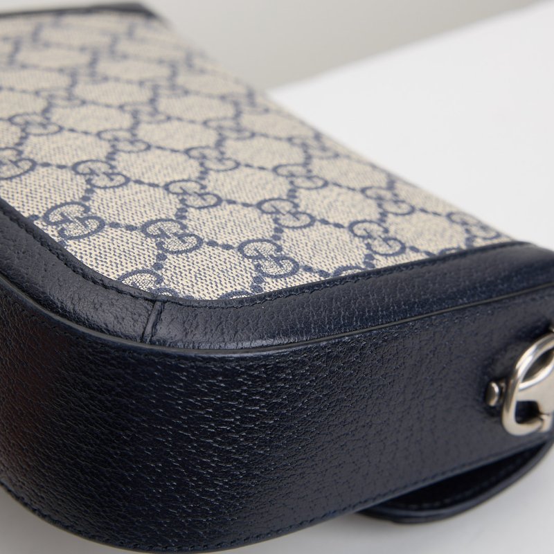 二手Gucci 1955 mini馬鞍包/午夜藍-5