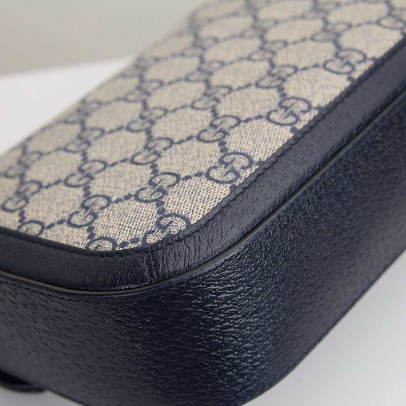 二手Gucci 1955 mini馬鞍包/午夜藍-7