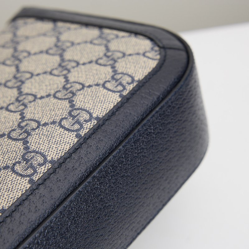 二手Gucci 1955 mini馬鞍包/午夜藍-8