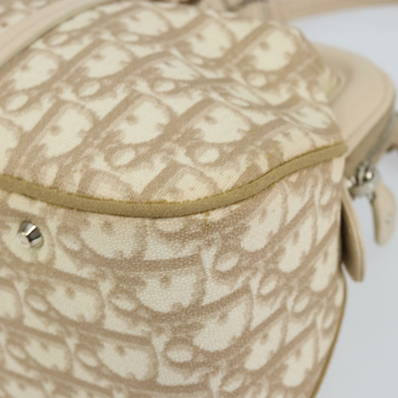 【日本直送】Christian Dior Trotter帆布浪漫手提包 PVC米色銀色 正品 150070-11