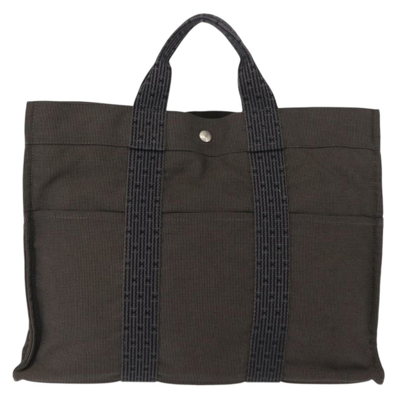 【日本直送】愛馬仕 Her Line MM 手袋 帆布 灰色 正品 fm4937-1