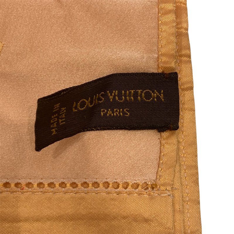 LOUIS VUITTON 路易威登 絲巾 黃色 粉色 多色 漸層-3