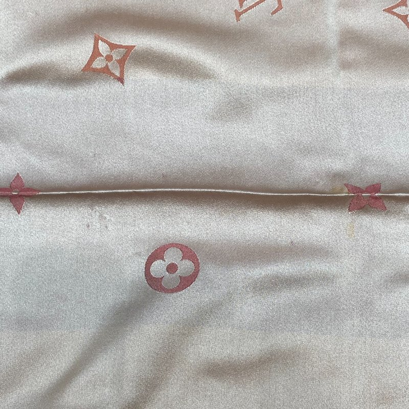 LOUIS VUITTON 路易威登 絲巾 黃色 粉色 多色 漸層-5