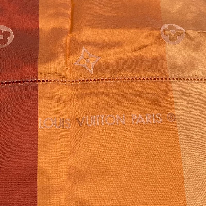LOUIS VUITTON 路易威登 絲巾 黃色 粉色 多色 漸層-7