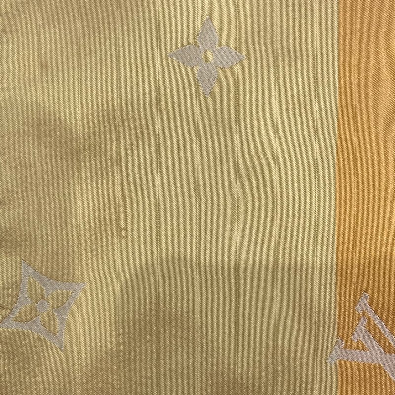 LOUIS VUITTON 路易威登 絲巾 黃色 粉色 多色 漸層-9