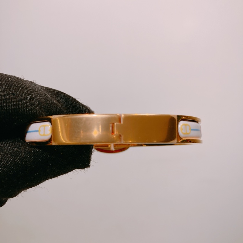 TW4515 HERMÈS 愛馬仕迷你豬鼻加豬鼻圖案手鈪MINI CLIC CHAINE D'ANCRE BRACELET PM SIZE-3