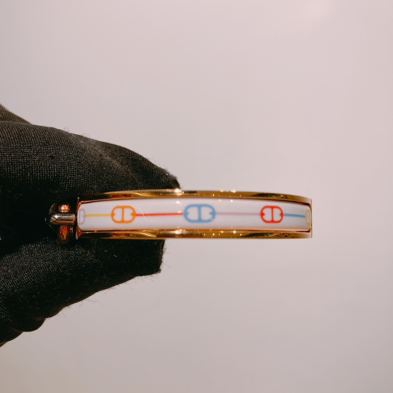 TW4515 HERMÈS 愛馬仕迷你豬鼻加豬鼻圖案手鈪MINI CLIC CHAINE D'ANCRE BRACELET PM SIZE-4