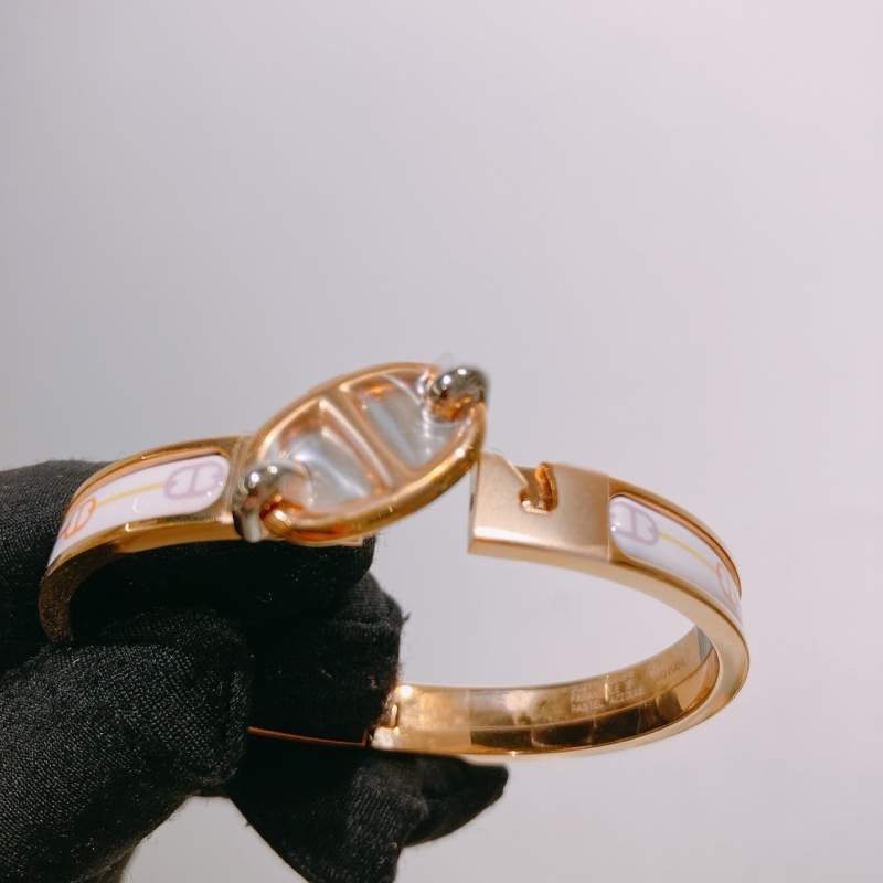 TW4515 HERMÈS 愛馬仕迷你豬鼻加豬鼻圖案手鈪MINI CLIC CHAINE D'ANCRE BRACELET PM SIZE-5