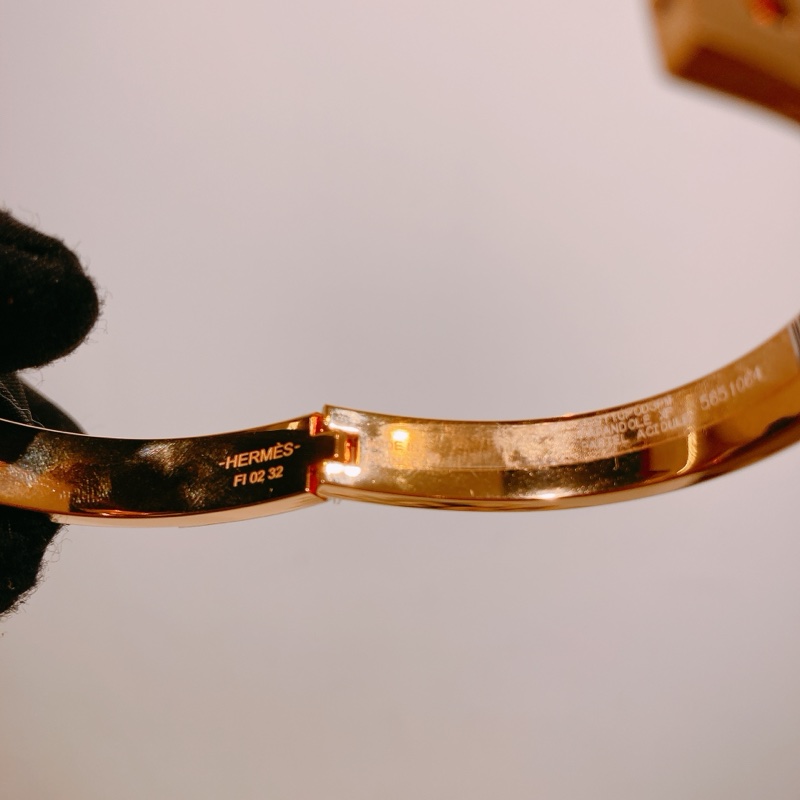 TW4515 HERMÈS 愛馬仕迷你豬鼻加豬鼻圖案手鈪MINI CLIC CHAINE D'ANCRE BRACELET PM SIZE-8