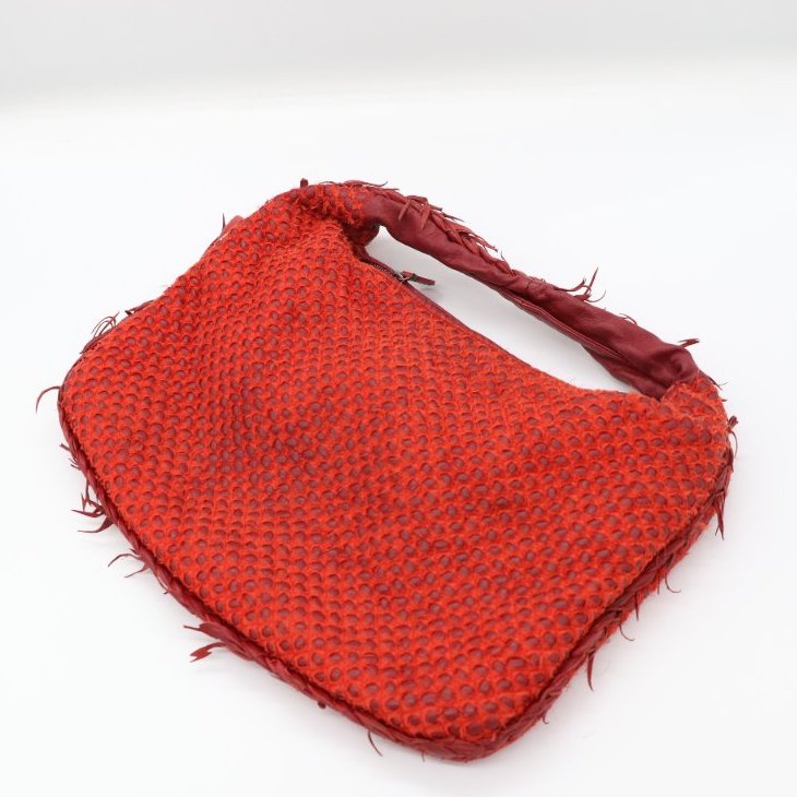 Bottega Veneta 寶緹嘉 Jodie 和尚包 織物網洞 牛皮 限量款🔥火焰鳥🔥 單肩包-0