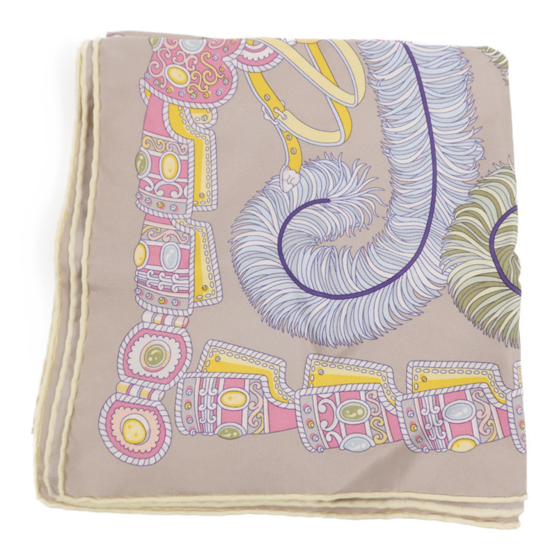 HERMES 絲質Scarf 90X90絲巾-3
