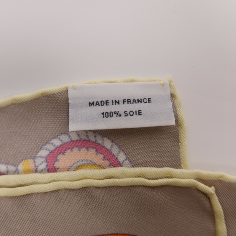 HERMES 絲質Scarf 90X90絲巾-5