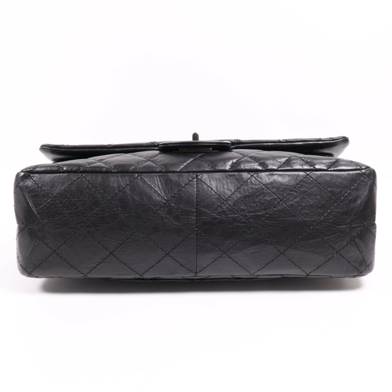 CHANEL 牛皮皮革2.55銀扣鏈帶肩背袋-3