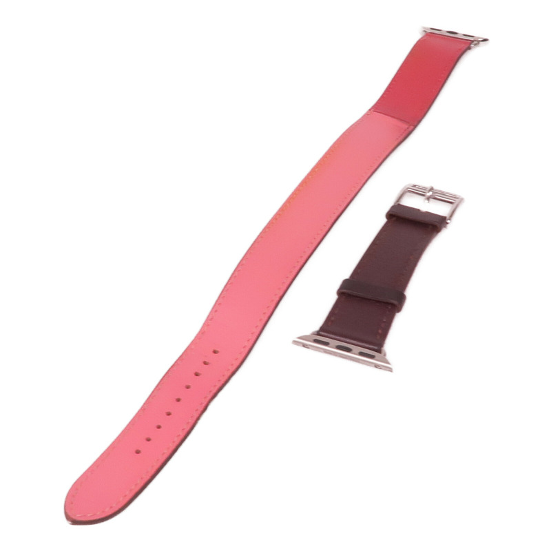 HERMES Swift皮革Apple Watchband錶帶-1