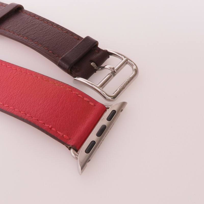 HERMES Swift皮革Apple Watchband錶帶-4