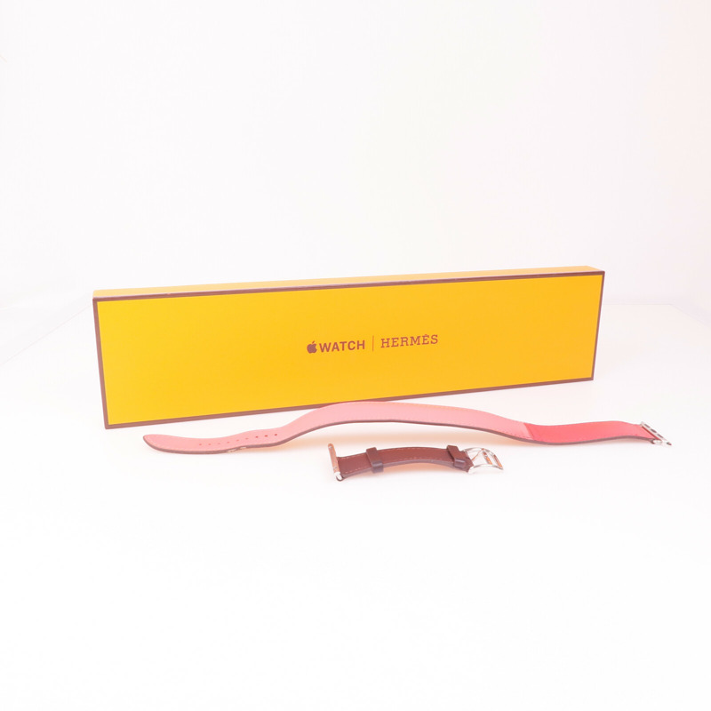 HERMES Swift皮革Apple Watchband錶帶-18