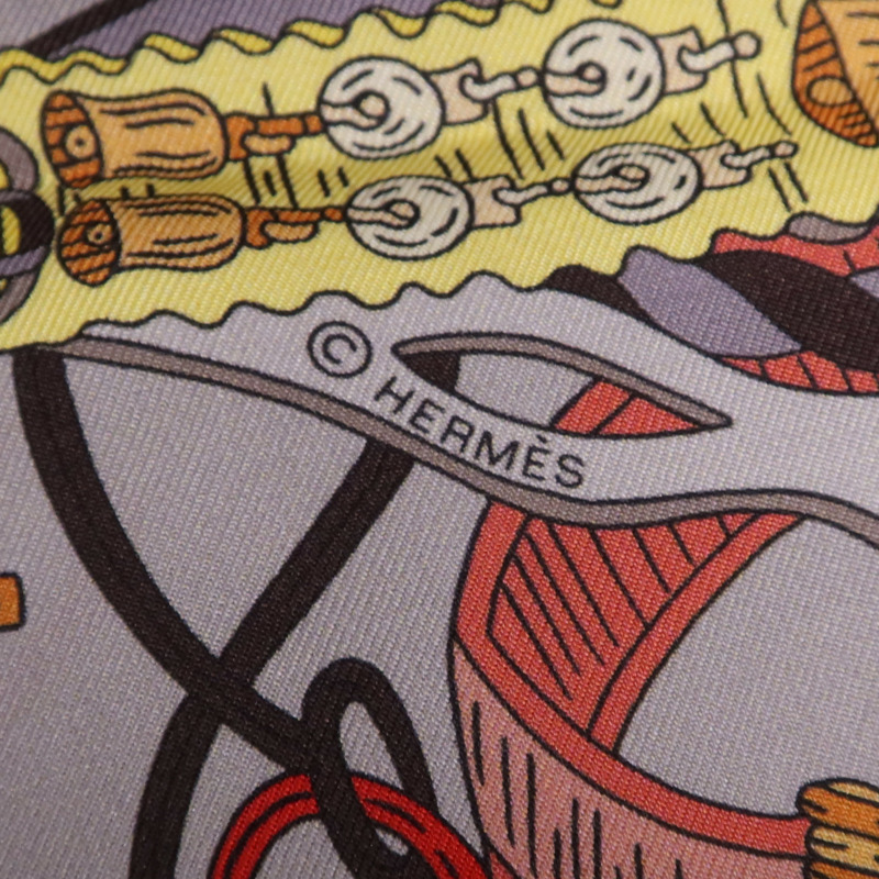 HERMES 絲質Maxi Twilly絲巾-5