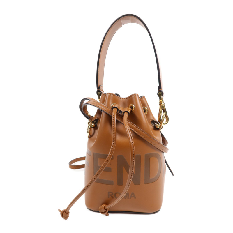 FENDI 牛皮皮革Mon Tresor金扣肩背袋-0