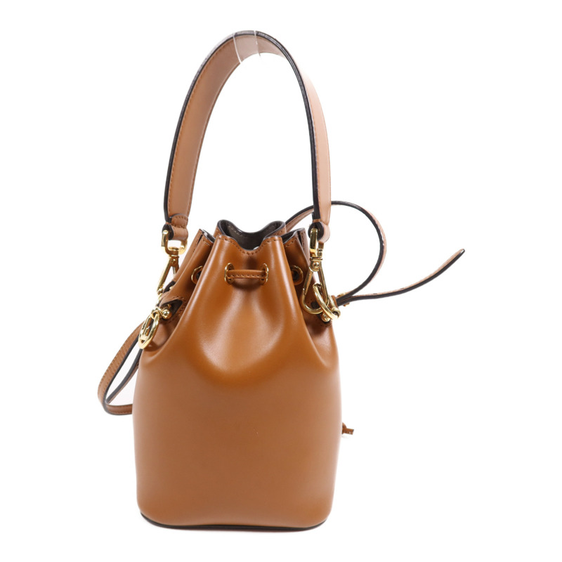 FENDI 牛皮皮革Mon Tresor金扣肩背袋-1