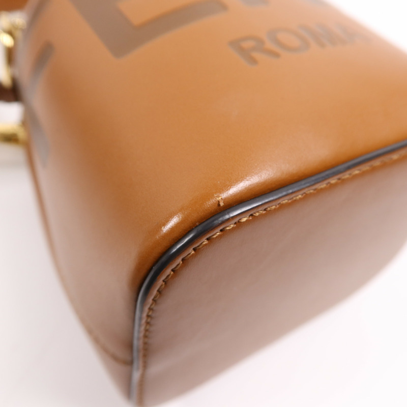 FENDI 牛皮皮革Mon Tresor金扣肩背袋-5