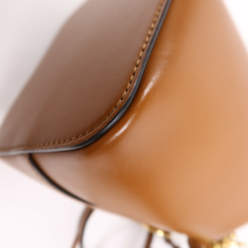 FENDI 牛皮皮革Mon Tresor金扣肩背袋-6