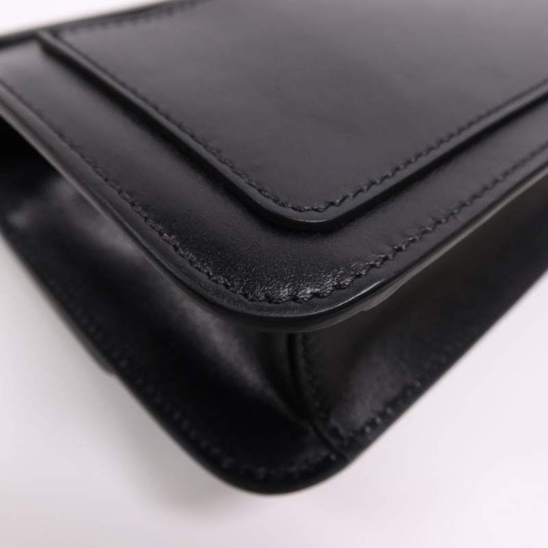 Chloe 牛皮皮革C Bag金扣鏈帶肩背袋-10