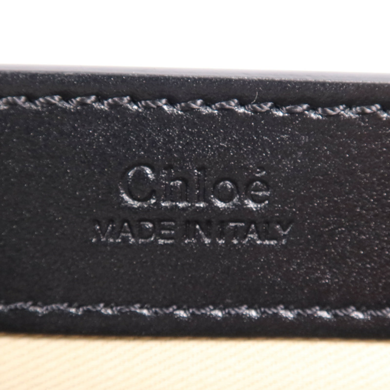 Chloe 牛皮皮革C Bag金扣鏈帶肩背袋-16